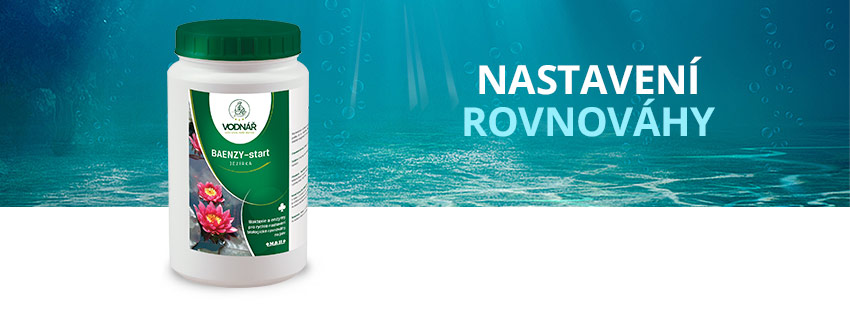 Nastartování jezírka